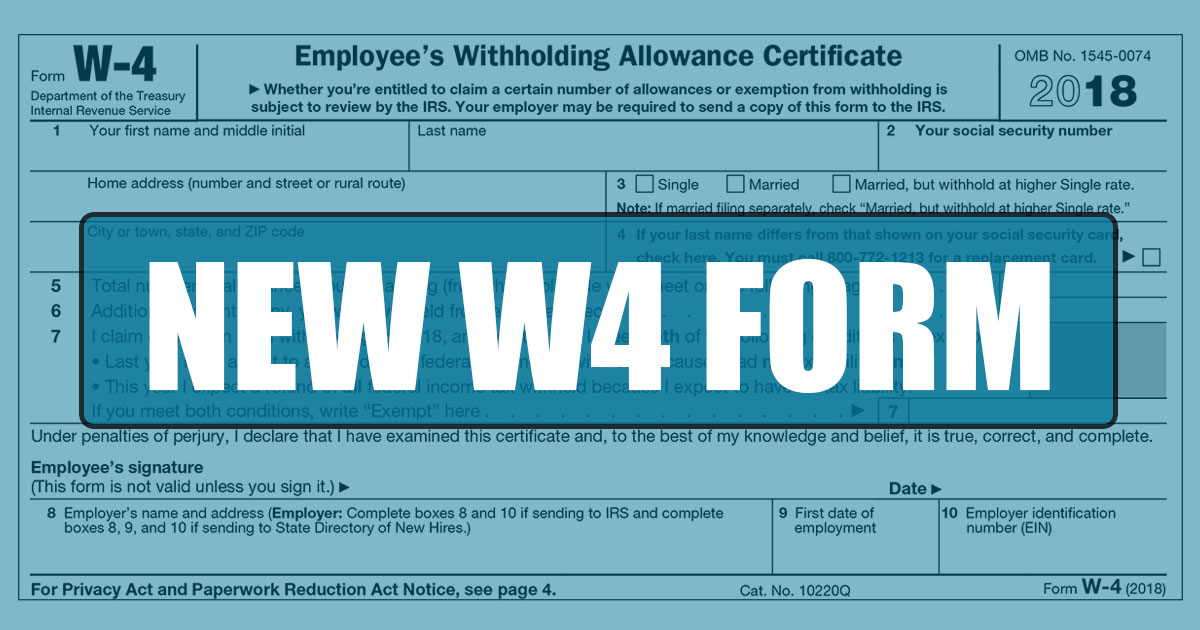 A New W4, How Does It Help You? Pharr CPA